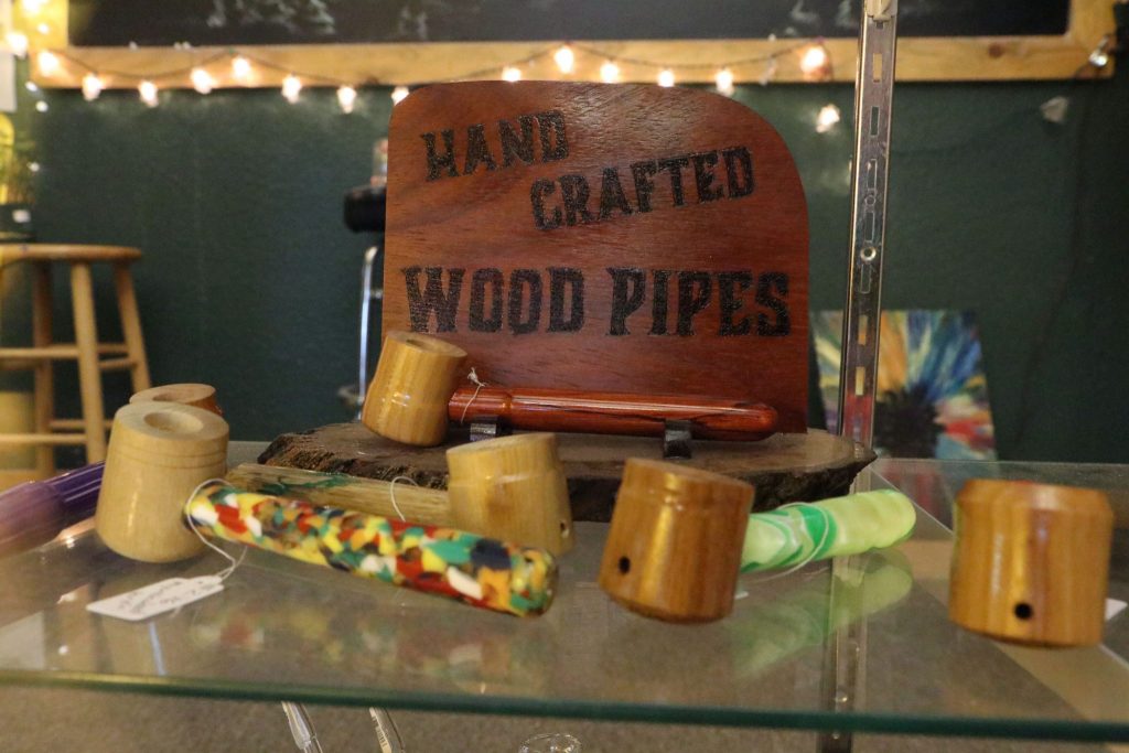 Local Hand-crafted Wood Pipes at Smoke on The Mountain